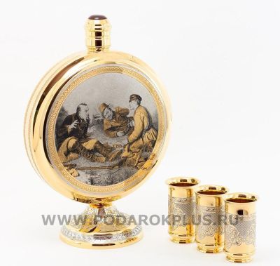 Подарочный набор "Охотник" камень яшма