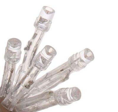 Гирлянда уличная "Бахрома" (Ш:4 м, В:0,6 м, нить силикон, красный)