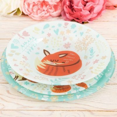 Набор стеклянных тарелок "Самая добрая на свете", 3 шт., 23 см