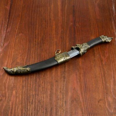 Сув. изделие кинжал "Волк", ножны бронза, клинок 22 см