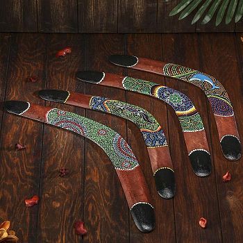 Сувенир "Бумеранг" 45х6х1 см