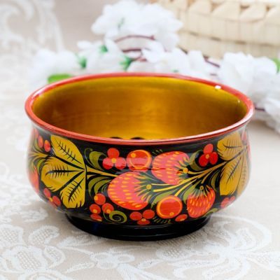 Чашка «Ягодка», 14×14×7 см, хохлома