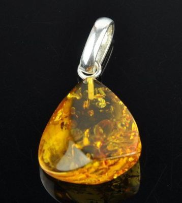 Кулон Янтарь "Золотой дождь" арт.ЯК-181