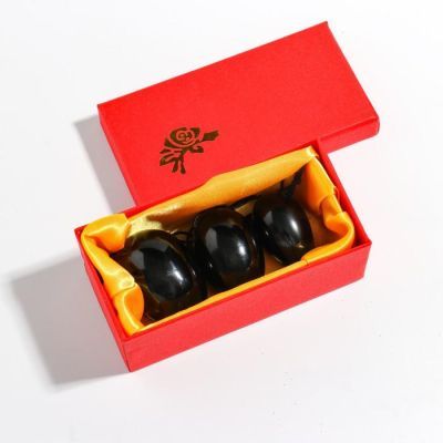 Тренажёр Кегеля, 3 шт, черный обсидиан