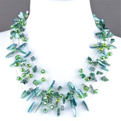 Колье Перламутр "Каскад" арт.П3447