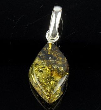 Кулон Янтарь "Золотой дождь" арт.ЯК-047