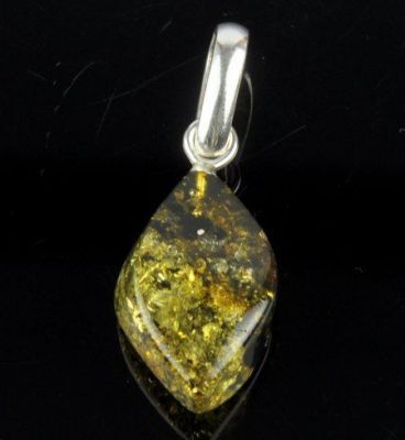 Кулон Янтарь "Золотой дождь" арт.ЯК-047