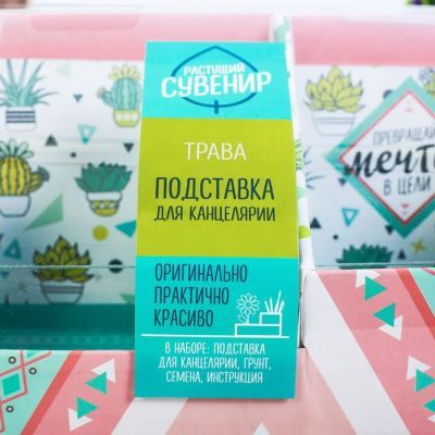 Органайзер канцелярский - растущий сувенир «Верь в себя» 10.5х10 см