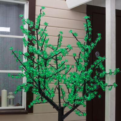 Светодиодное дерево «Баугиния» 2 м, 864 LED, постоянное свечение, 220 В, свечение зелёное