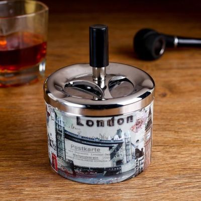 Пепельница бездымная "Лондон", 9х11.5 см