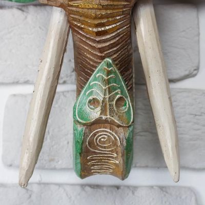 Сувенир дерево "Голова слона" 28х26х10,5 см