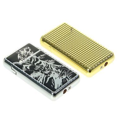 Зажигалка газовая "Тигр в прыжке", пьезо, 3х6 см, микс