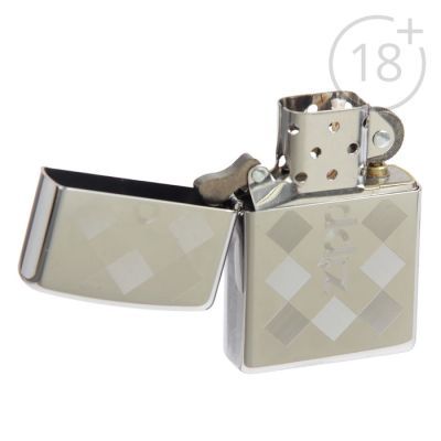 Зажигалка ZIPPO 250 ZFramed Classic с покрытием High Polish Chrome