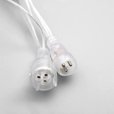 Гирлянда «Бахрома» 3 × 0.9 м, IP44, УМС, прозрачная нить, 232 LED, свечение синее, 220 В