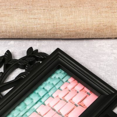 Фоторамка пластик на 2 фото 10х15 см "Дом и дерево" чёрная 26,5х34 см