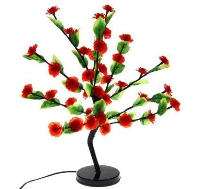 Светодиодный куст "Роза" улич. (0,6 м. красный)