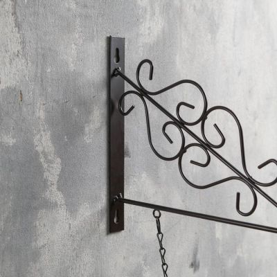 Часы настенные двойные, серия: Садовые, "WELCOME", плавный ход, d=20 см, 55 х 36 см