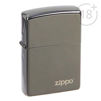Зажигалка ZIPPO 24756ZL Classic с покрытием Ebony