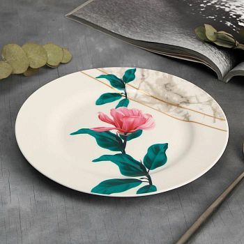 Тарелка "Цветы", 20 см