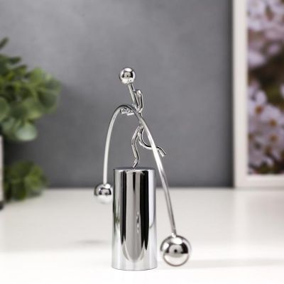 Маятник металл "Человечек-эквилибрист" 11,5х18х2,5 см