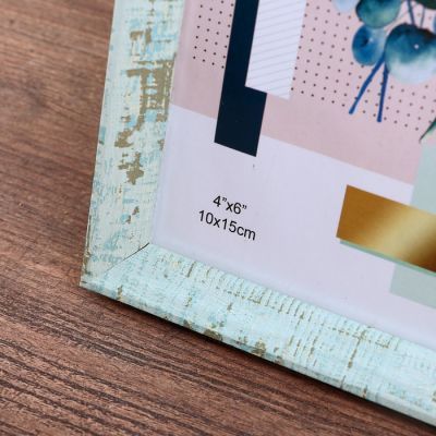 Фоторамка дерево 10х15 см "Зёлёная березка" 17х12,2х2 см