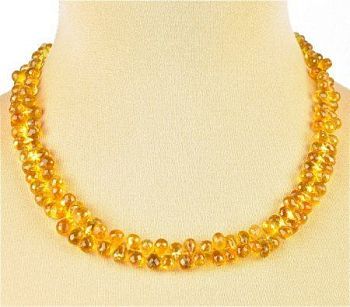 Бусы Цитрин "Богиня" арт.П2528