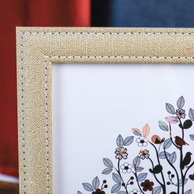 Фоторамка пластик 20х25 см "Джинса" песочная 29х24 см