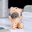 Мыло фигурное "Мишка в костюме медведя" 90 г