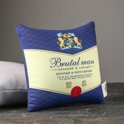 Подушка-антистресс Brutal man, 21х20 см
