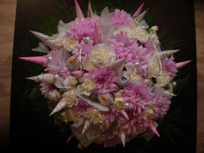 Букет из  конфет ручной работы «С любовью»