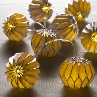 Гирлянда «Нить» 2 м с насадками «Синий фонарик», IP20, прозрачная нить, 10 LED, свечение тёплое белое, AAх2