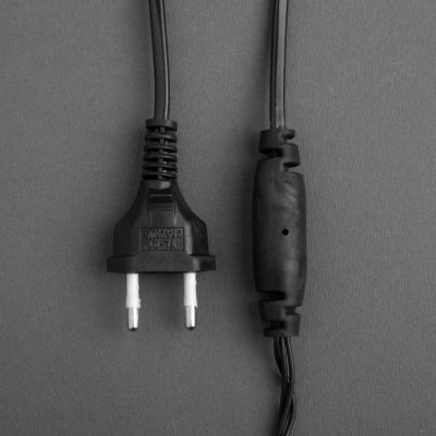 Гирлянда «Нить» 20 м с насадками «Шарики 1.5 см», IP44, тёмная нить, 200 LED, свечение мульти (RG/RB), мигание, 220 В