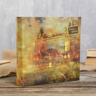 Фотоальбом BRAUBERG на 200 фотографий 10х15 см "Тауэр"