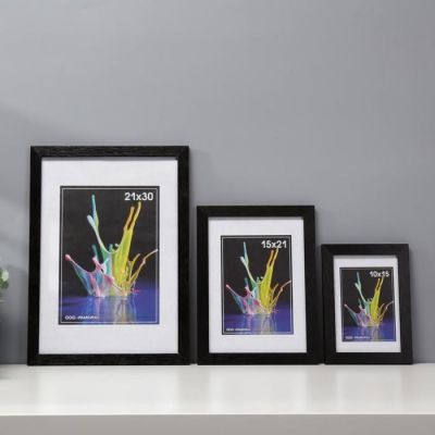 Набор фоторамок 21х30, 15х21, 10х15 см (чёрный) 7 шт