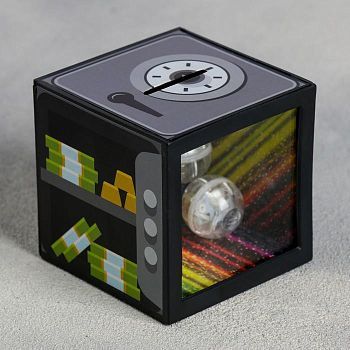 Копилка со светящимся шаром "Сейф", 7 х 7 см