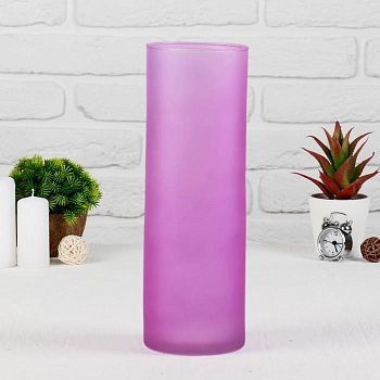 Ваза "Трубка" микс матов. h-30см V-2,65мл