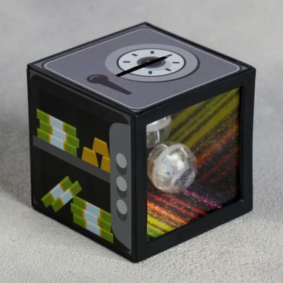 Копилка со светящимся шаром "Сейф", 7 х 7 см