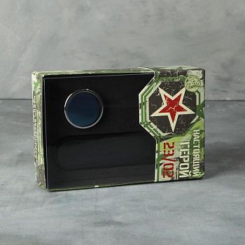 Набор аксессуаров для автомобиля «23 февраля. Настоящий герой», магнитный держатель и табличка для номера