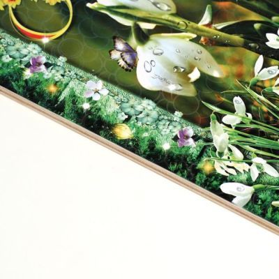 Доска разделочная большая «8 марта. Цветочки», 19,5×27,5 см