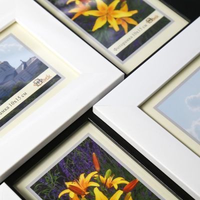 Фоторамка пластик 12 в 1 404-1105-1 /404-3118-1 10х15 см