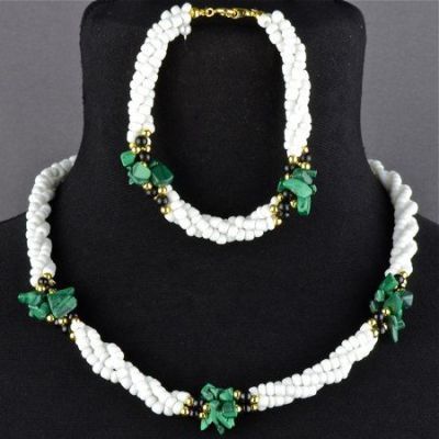 Комплект Малахит "Вивиана" арт.П3424