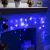 Гирлянда «Бахрома» 3 × 0.5 м, IP20, прозрачная нить, 80 LED, свечение синее, 8 режимов, 220 В