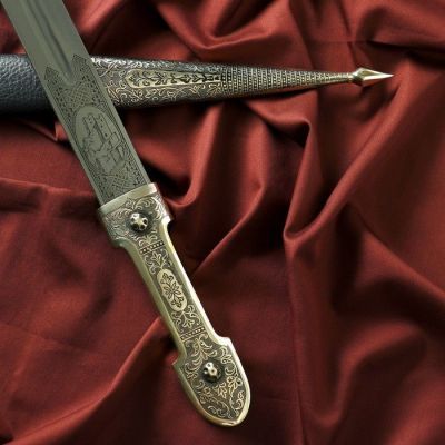 Кинжал сувенирный "Рагдан" кожа