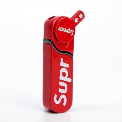 Зажигалка газовая "Supreme" пьезо, 7.5х5х2 см, красная