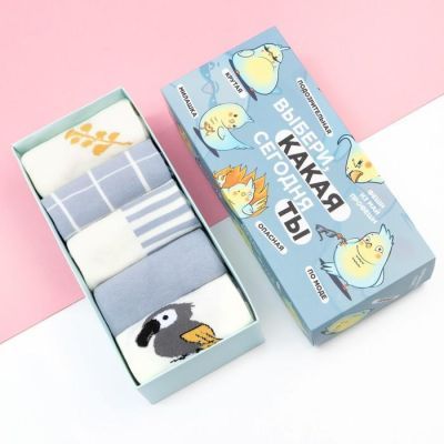 Набор носков KAFTAN "Сделай выбор!" 5 пар, р-р 35-38