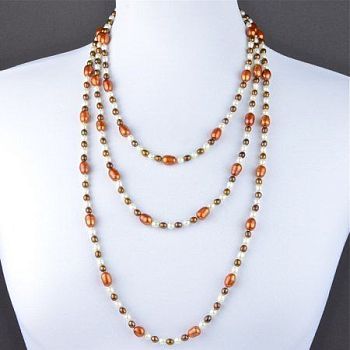 Бусы Жемчуг "Бесконечность" арт.П3370