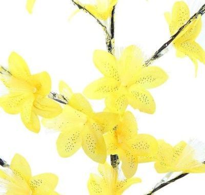 Светодиодный куст "Лилия желтая" улич. (1,5 м.)