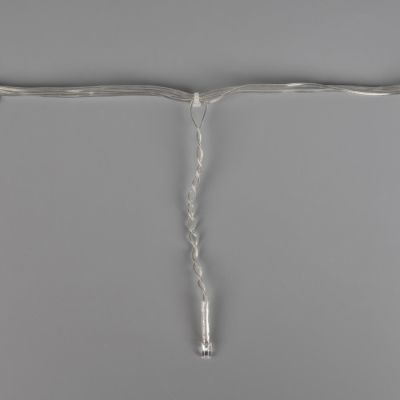 Гирлянда «Бахрома» 3 × 0.5 м, IP20, прозрачная нить, 80 LED, свечение белое, 8 режимов, 220 В