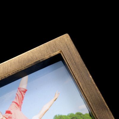 Фоторамка пластик на 3 фото 10х15 см "Прогулка по Парижу" золотая 28,5х36 см