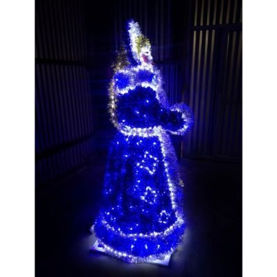 Светодиодная фигура «Снегурочка», 75 × 150 × 75 см, 50 Вт, 220 В